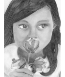 Girl With Flower
